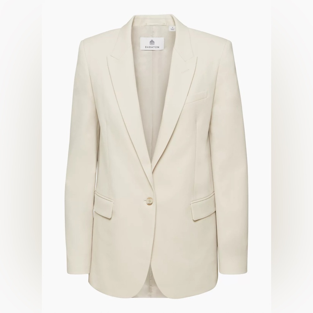 BABATON CONCEPT BLAZER - MATTE PEARL - NWT